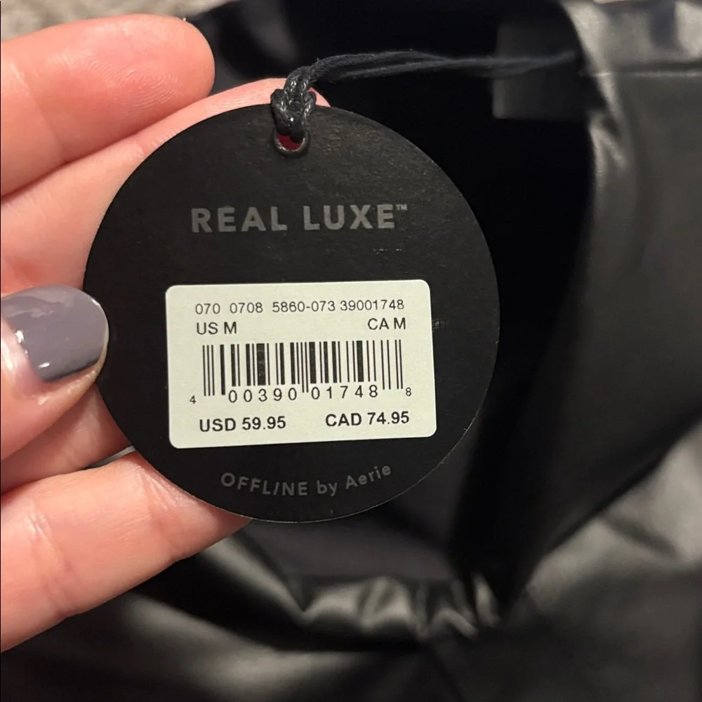 💕NWT! Aerie Black High-Rise Leggings - Picture 6 of 6